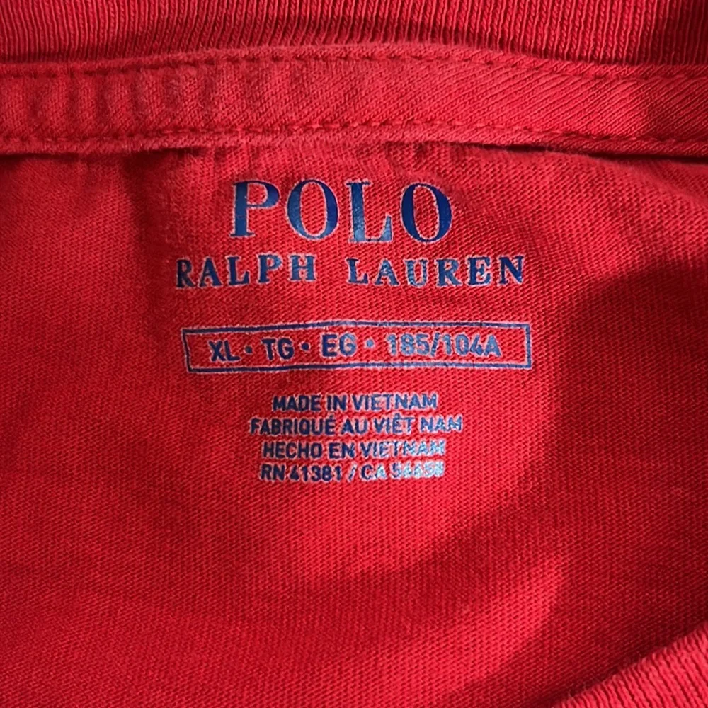 POLO Ralph Lauren red short sleeve shirt size XL
